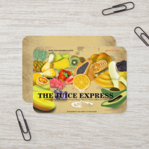 Nutritionist Health Coach Frucht Business Card Visitenkarte