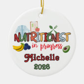 Nutritionist In Progress Keramik Ornament (Vorne)