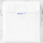 Nutritionist oder Dietitian Berry Pucker Runder Aufkleber (Tasche)