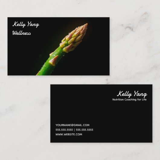 🥕 Nutritionist Visitenkarte (Vorne/Hinten)