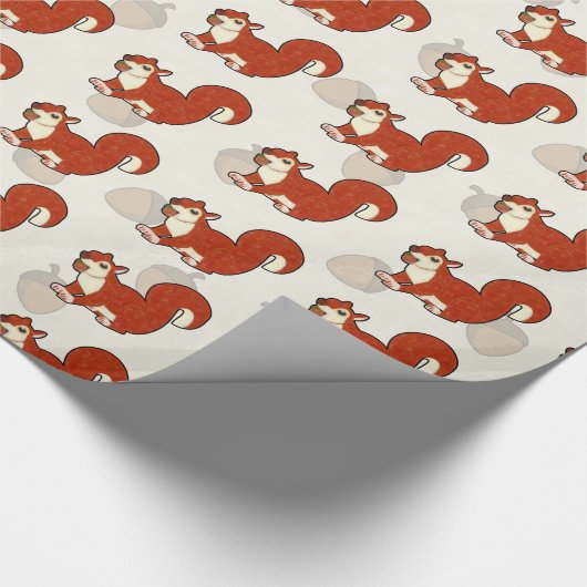 Nuts4Squirrels Geschenkpapier (Ecke)