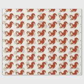 Nuts4Squirrels Geschenkpapier (Flach)