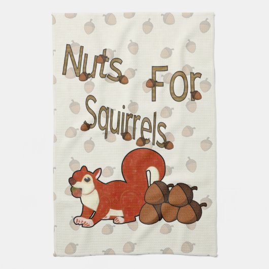 Nuts4Squirrels Handtuch (Vertikal)