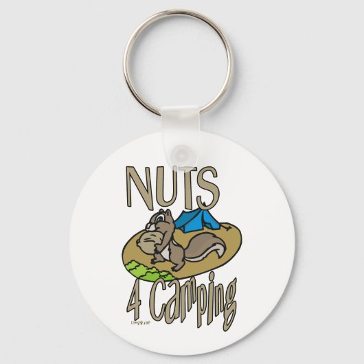 Nuts 4 Camping Schlüsselanhänger (Vorderseite)