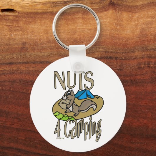 Nuts 4 Camping Schlüsselanhänger (Vorderseite)