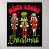 Nuts About Christmas Groovy Christmas Nutcracker S Poster (Vorne)