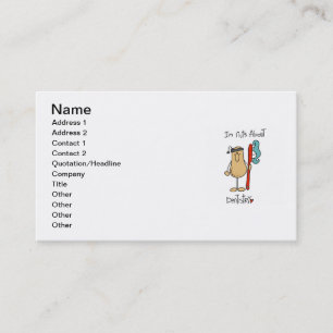 Nuts About Dentistry T-Shirts und Geschenke Visitenkarte
