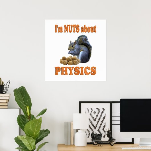 Nuts About Physics Poster (Heimbüro)