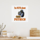 Nuts About Physics Poster (Küche)