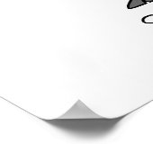 NUTS About Singing T - Shirt and Gifts Poster (Ecke)