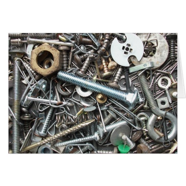 Nuts, Bolzen, Nägel und mehr leere Karten (Vorderseite (Horizontal))