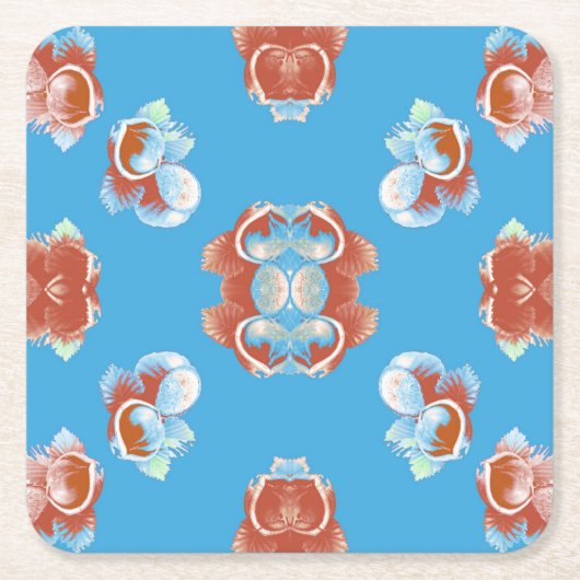 Nuts für dich! rechteckiger pappuntersetzer (Vorderseite)