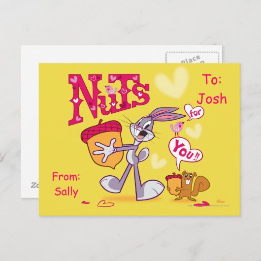 Nuts für Sie Postkarte (Vorne/Hinten)