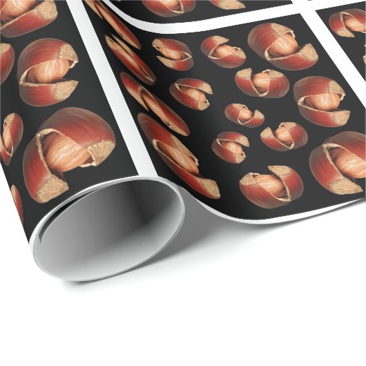 Nuts-Muster Geschenkpapier (Rolleneckpunkt)