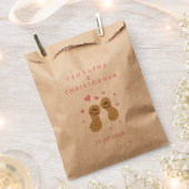 Nuts über einander Niedliche rosa Hochzeit Geschenktütchen (Ausgeschnitten)