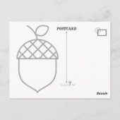 Nuts über Ihre Postkarte (Rückseite)