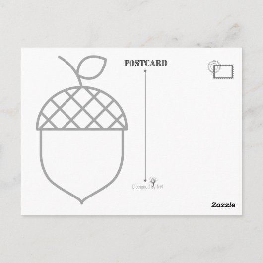 Nuts über Ihre Postkarte (Rückseite)