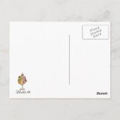 Nuts über Scrapbooking Postkarte (Rückseite)