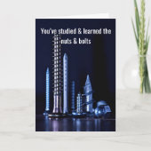 Nuts und Bolzen, Glückwünsche - Karte (Vorderseite)