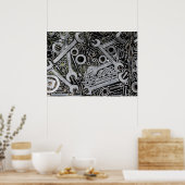 Nuts und Bolzen Poster (Küche)