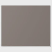 Nutshell Brown Solid Color Geschenkpapier (Flach)