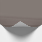 Nutshell Brown Solid Color Geschenkpapier (Ecke)
