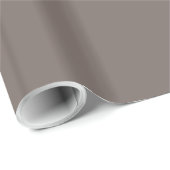 Nutshell Brown Solid Color Geschenkpapier (Rolleneckpunkt)