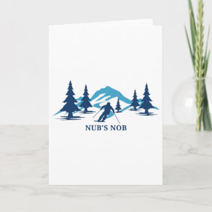 Nutt Hill Wisconsin Skigebiet Skifahren Skifahrer Karte