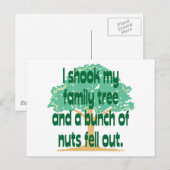 Nutte Family Postkarte (Vorne/Hinten)