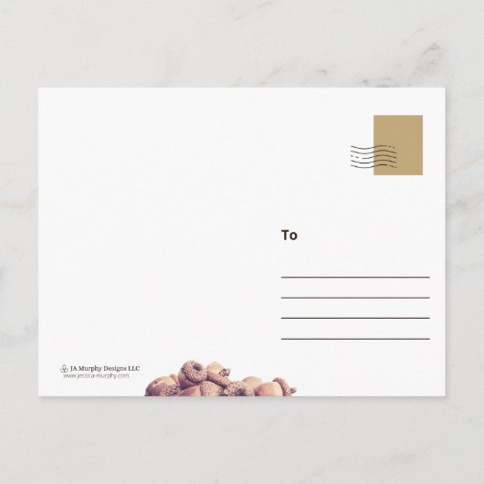 Nuttin' neue Eichhörnchen-Vintage Postkarten (Rückseite)