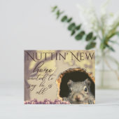 Nuttin' neue Eichhörnchen-Vintage Postkarten (Stehend Vorderseite)
