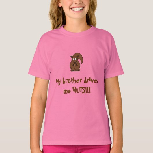 Nutty Brother Girl's T-Shirt (Vorderseite)