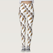 Nutty Buddy Vanilla Ice Creme Feinschmecker Leggin Leggings (Vorderseite)