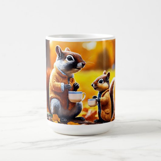 "Nutty Delight: Eichhörnchentee, der Print Tasse n (Mittel)