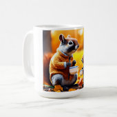 "Nutty Delight: Eichhörnchentee, der Print Tasse n (Vorderseite Links)