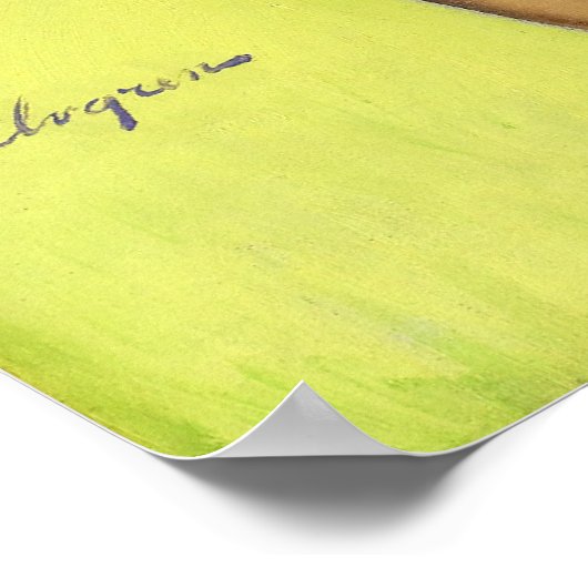 Nutty Friend Button Up Poster (Ecke)