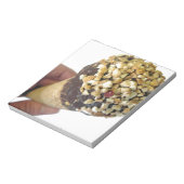 Nutty Ice Creme Cone Notizblock (Rotiert)