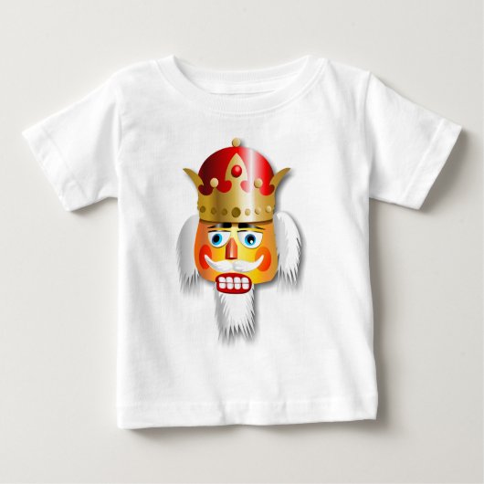 Nutty Nutcracker King Cartoon Baby T-shirt (Vorderseite)