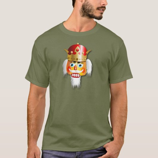 Nutty Nutcracker King Cartoon T-Shirt (Vorderseite)