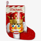 Nutty Nutcracker King Kleiner Weihnachtsstrumpf (Vorderseite)