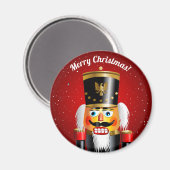 Nutty Nutcracker Toy Soldier Magnet (Vorderseite/Rückseite)