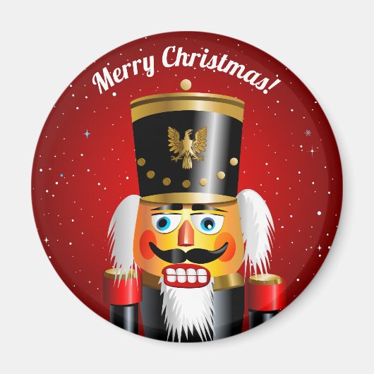 Nutty Nutcracker Toy Soldier Magnet (Vorne)