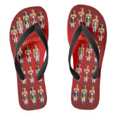 Nutty Nutcracker Toy Soldiers Army Badesandalen (Fußbett)