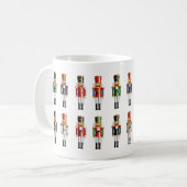 Nutty Nutcracker Toy Soldiers Army Kaffeetasse (Vorderseite Links)