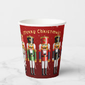 Nutty Nutcracker Toy Soldiers Pappbecher (Vorderseite)