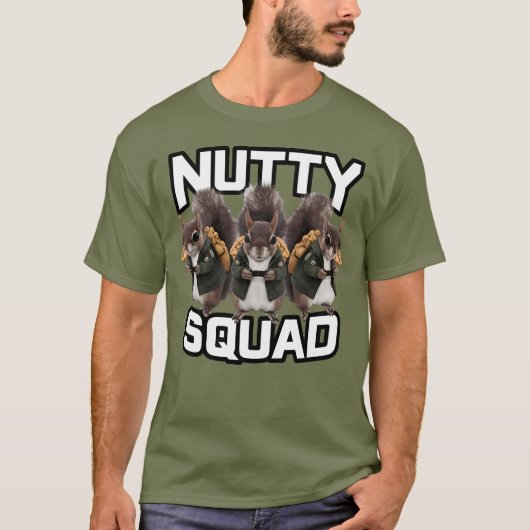 Nutty Squad, Eichhörnchen Snack Squad T-Shirt (Vorderseite)