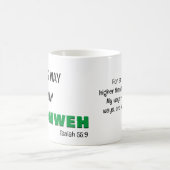 Nutze deinen Weg Christlich YAHWEH Kaffeetasse (Mittel)