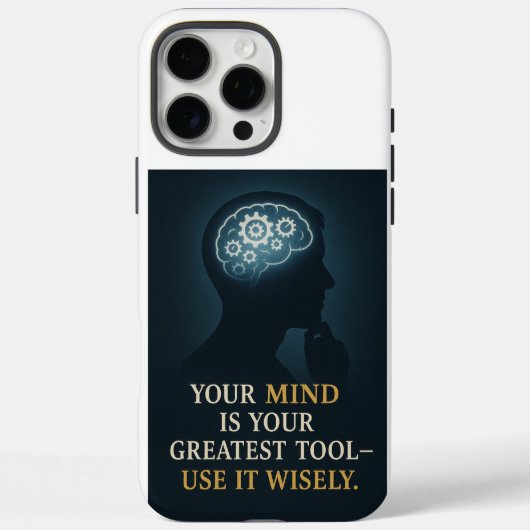 Nutze den Power deines Geistes Case-Mate iPhone Hülle (Rückseite)