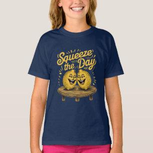 „Nutze den Tag“ Zitronen-Motivation T-Shirt