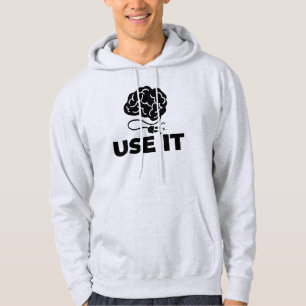 Nutze es - Gehirndesign Hoodie